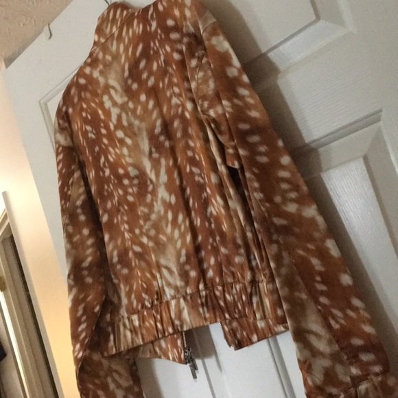 FLASH SALE! • NWT • $598 WORTH NEW YORK Doe Animal Print Bomber Jacket - Picture 15 of 16